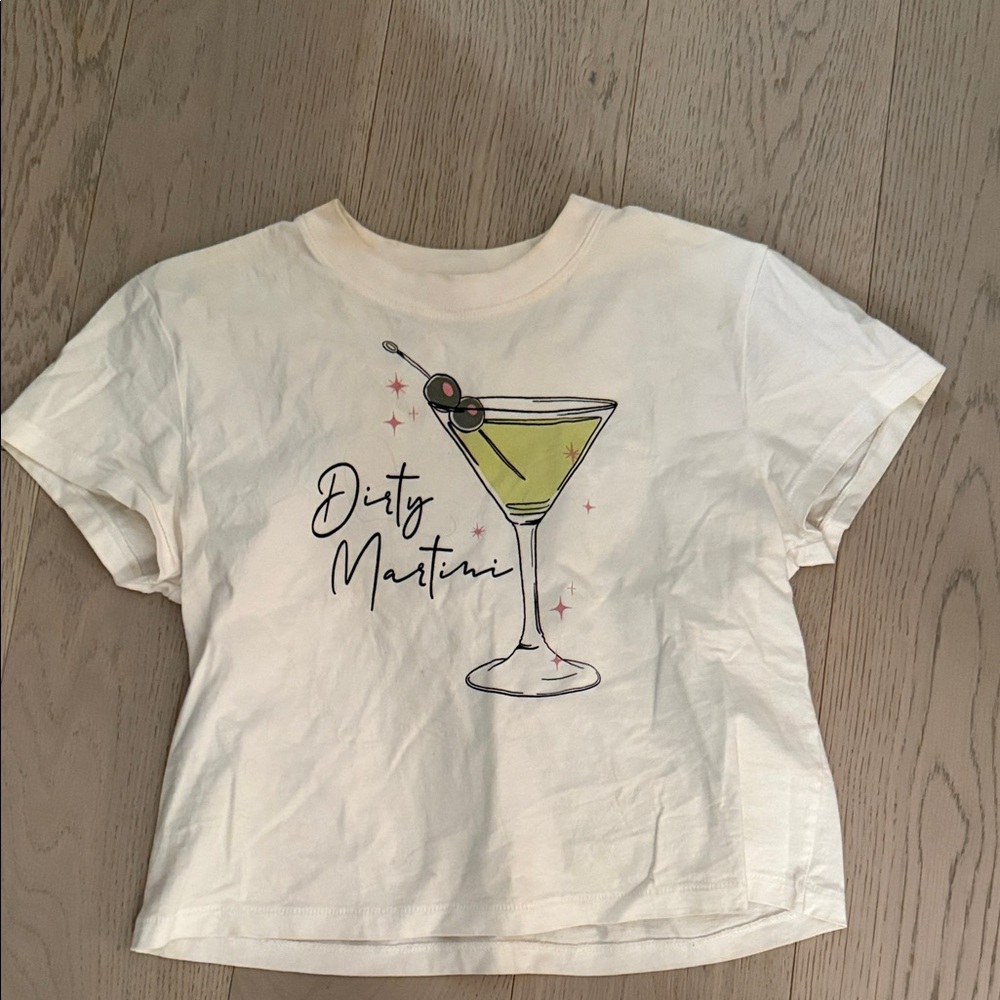 Cream Graphic Tee